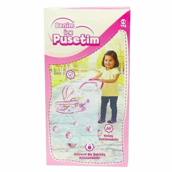 Birlik Oyuncak Metal Yataklı Puset Bebek Arabası - 2