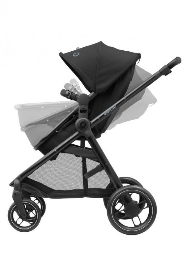 Maxi-Cosi Zelia3-Coral 360 Modüler Ana Kucaklı Çift Yönlü Seyahat Sistem Bebek Arabası Essential Black - 4