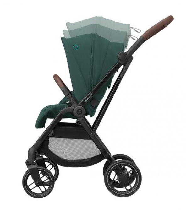Maxi-Cosi Leona2-Coral 360 Modüler Ana Kucaklı Ultra Kompakt Çift Yönlü Seyahat Sistem Bebek Arabası Essential Green - 3