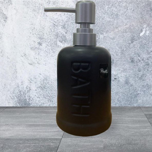 Perotti Largo Dev Sıvı Sabunluk Siyah 13905 - 2