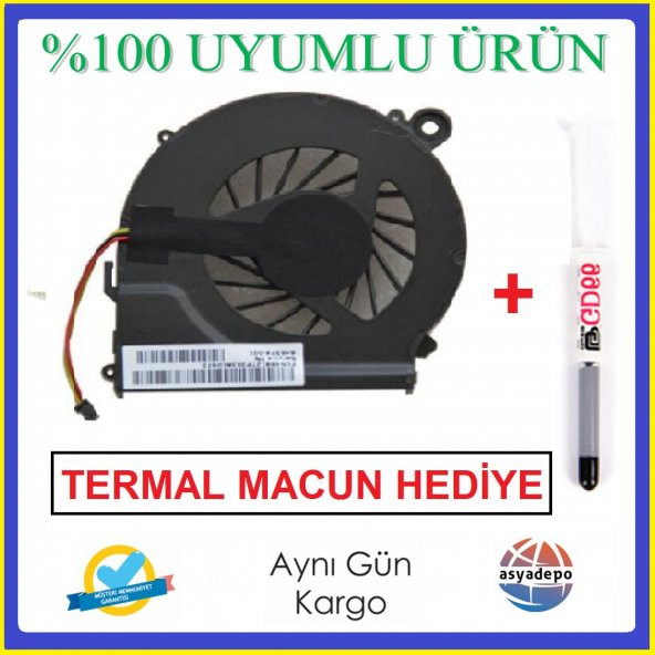 HP Pavilion G6-1035ST Fan Cpu işlemci Fanı - 1