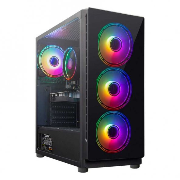 Dragos DRx3942 i3 12100F 16GB Ram 256GB M.2 NVMe SSD 6GB GTX1660Ti Masaüstü Oyun Bilgisayarı