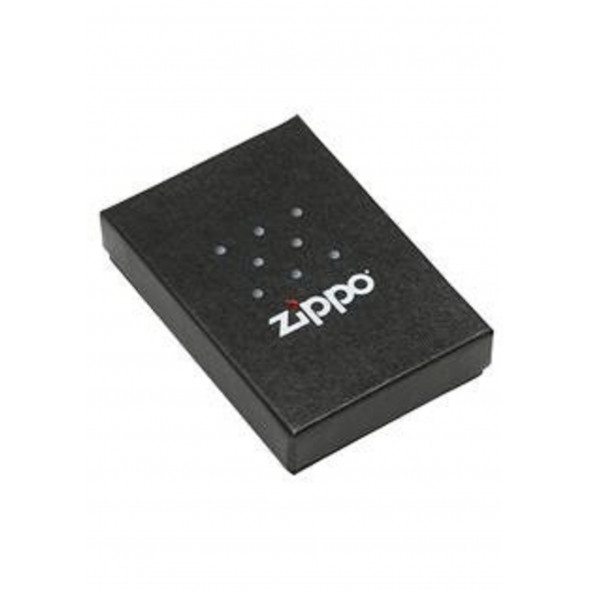 Zippo Mat Siyah Logo Çakmak(218C-000033)-Z187 - 2