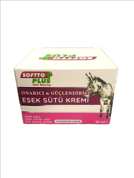 SOFTTO PLUS ONARICI VE GÜÇLENDİRİCİ EŞEK SÜTÜ KREMİ 50 ml