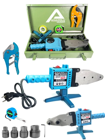 Anadolustrong  Pprc 1300 Watt Boru Kaynak Büyük Makina Seti Plastik Boru Kaynak Makinesi - 3
