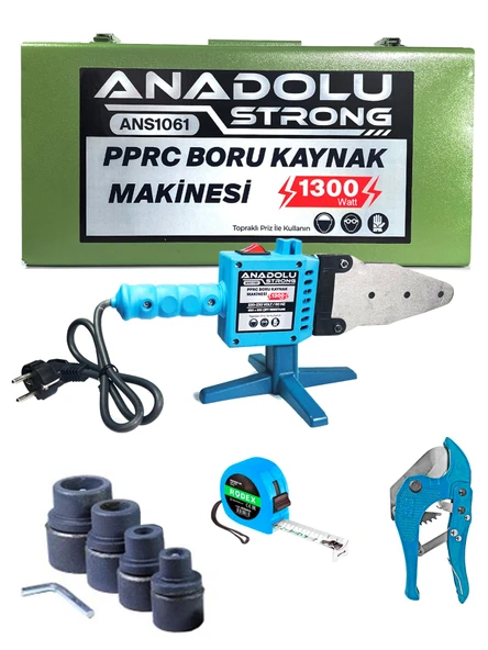Anadolustrong  Pprc 1300 Watt Boru Kaynak Büyük Makina Seti Plastik Boru Kaynak Makinesi - 2