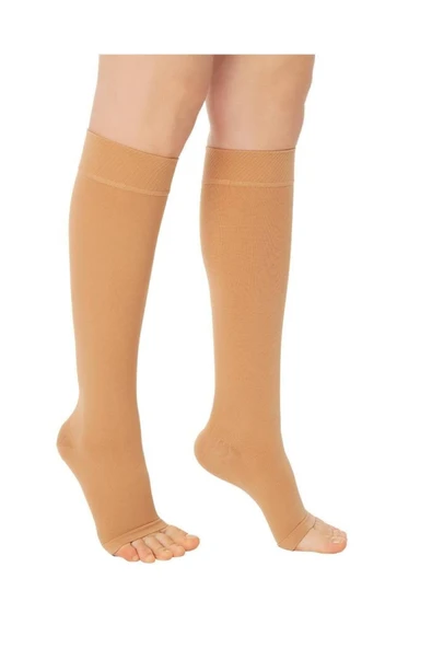DİZ ALTI VARİS ÇORABI YÜKSEK BASINÇ AÇIK BURUN VARİTEKS 902 - 3