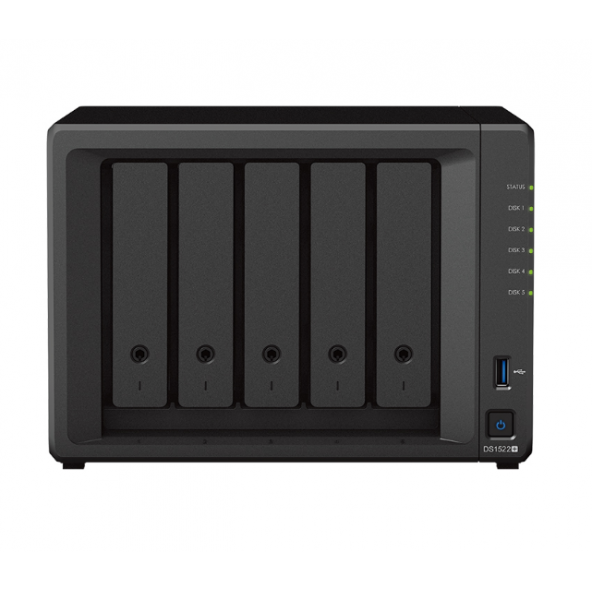 Synology DS1522 PLUS 5 Yuvalı DiskStation NAS Depolama Ünitesi - Resim 2