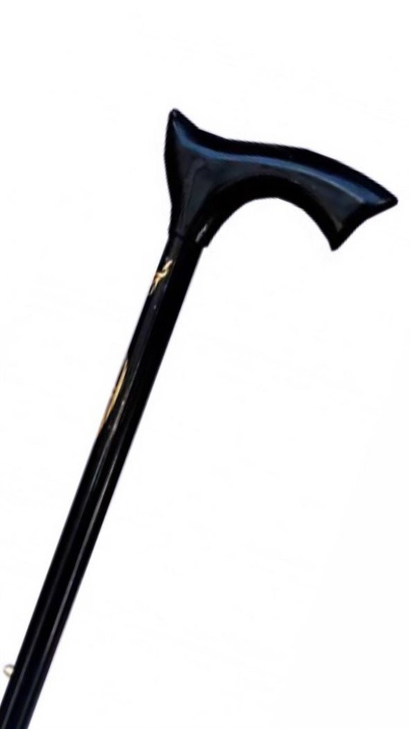 ALÜMİNYUM  BASTON METAL AYARLI ASA  BASTON SİYAH - 3