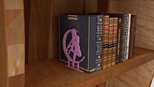 Sailor Moon Bookend Kitaplık Kütüphane Kitap Tutucu Organizer