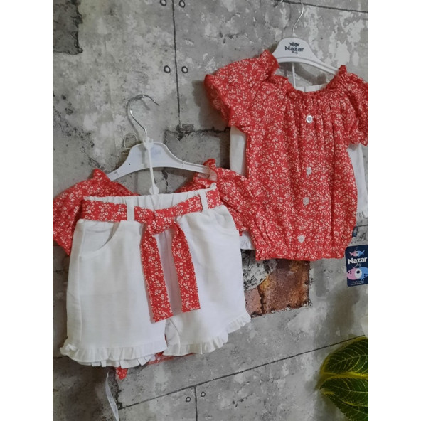 NAZAR 23295 ÇİÇEK DES.RAPORLU İNTERLOK.KIZ TAKIM - 3