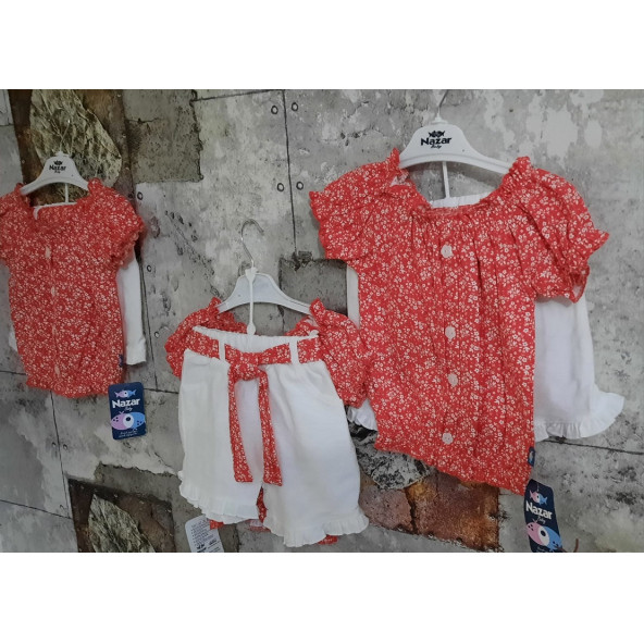 NAZAR 23295 ÇİÇEK DES.RAPORLU İNTERLOK.KIZ TAKIM - 4