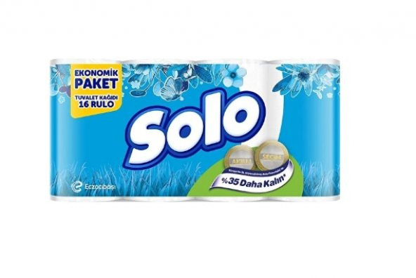 Solo Tuvalet Kağıdı  2K Akıllı Seçim 16lı x 3 Adet