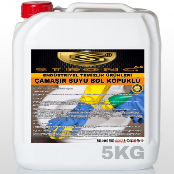 STRONG KÖPÜKLÜ ÇAMAŞIR SUYU 5KG