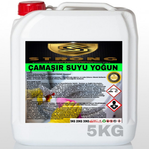 STRONG YOĞUN KIVAMLI ÇAMAŞIR SUYU 5KG