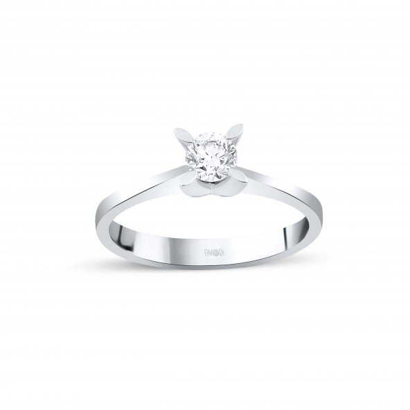 Pırlanta Tektaş Yüzük - Resim 1