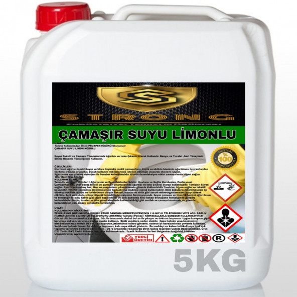 STRONG ÇAMAŞIR SUYU LİMON KOKULU 5KG