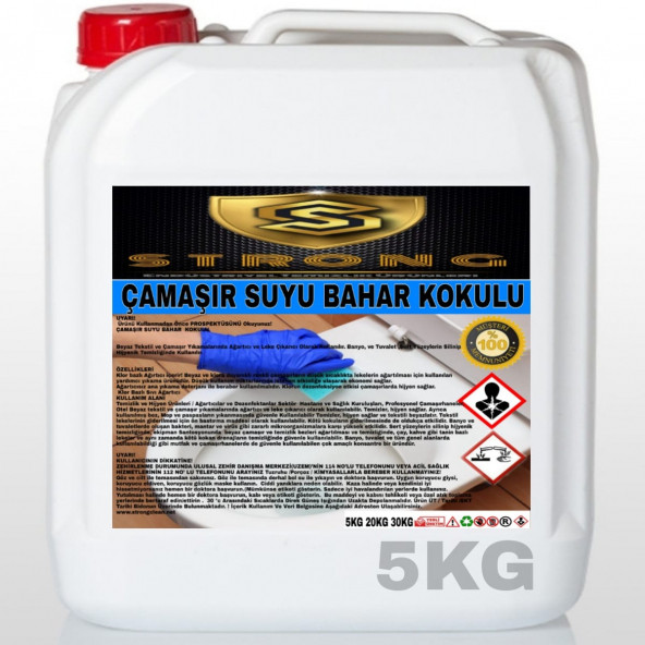 STRONG ÇAMAŞIR SUYU BAHAR KOKULU 5KG