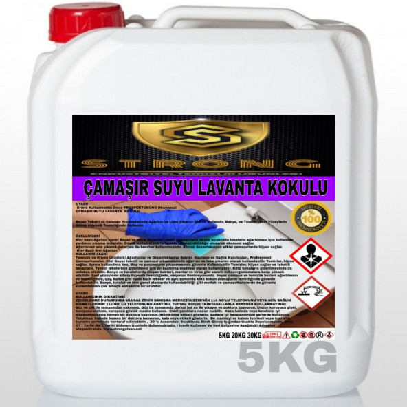 STRONG ÇAMAŞIR SUYU LAVANTA KOKULU 5KG