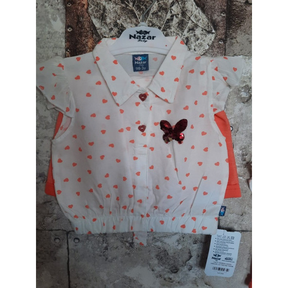 NAZAR 23223 KALP DES VİSKON KIZ ÇOCUK TAKIM