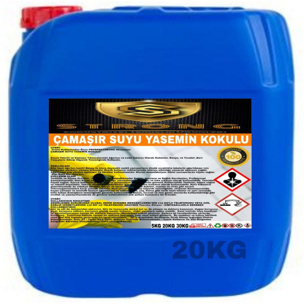 STRONG ÇAMAŞIR SUYU YASEMİN KOKULU 20KG