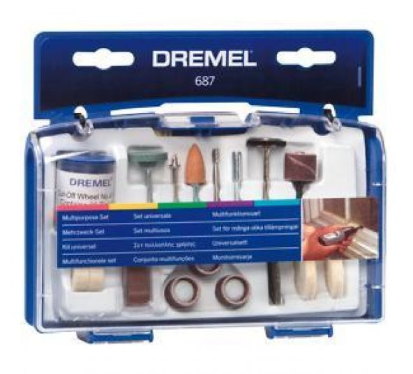 DREMEL ÇOK AMAÇLI AKSESUAR SETİ 687 52Lİ