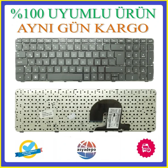 Hp 593298-001, 593298-141 Klavye Tuş Takımı TR ürün görseli 1