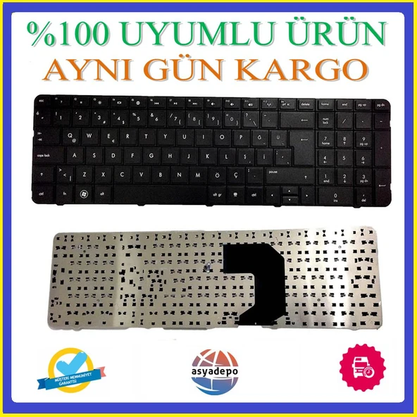 Hp 646568-001 Klavye Tuş Takımı Siyah TR - Resim 2