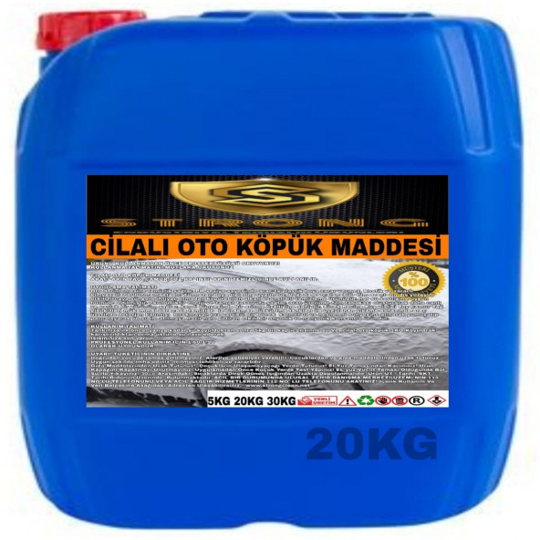 STRONG CİLALI OTO KÖPÜĞÜ 20KG