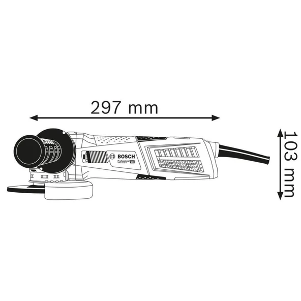Bosch Gwx 13 125 S X-Lock Devir Ayarlı Avuç Taşlama 1300 Watt TEŞHİR - Resim 2