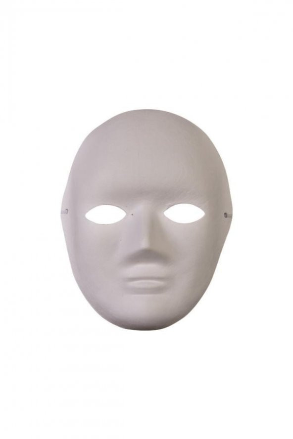 Karton Küçük Yüz Maske 8 Parça Guaj Boyama Seti - 2