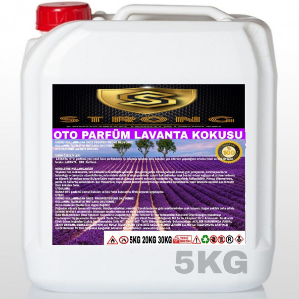 STRONG OTO PARFÜM LAVANTA 5KG