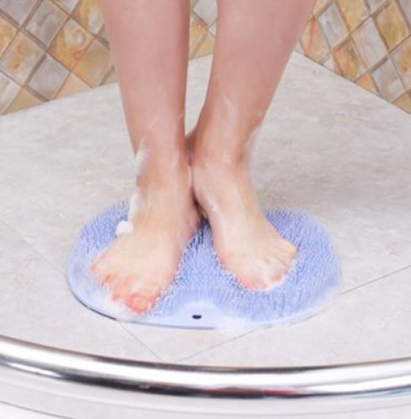 Çok Amaçlı Esnek Yumuşak Banyo El Ayak Vücut Plastik Duş Matı - 2