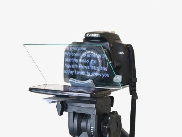 Prompter Tripod Teleprompter Youtuber Aksesuar tutucu Cam Hariç
