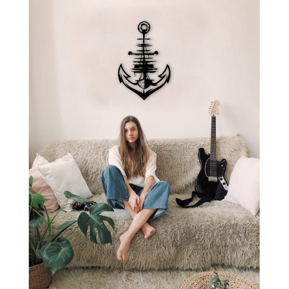 Ahoy Metal Tablo, Metal Duvar Panosu, Duvar Dekorasyon - 1