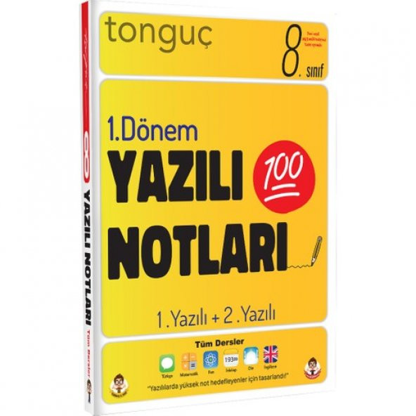 TONGUÇ 8. SINIF 1. DÖNEM YAZILI NOTLARI