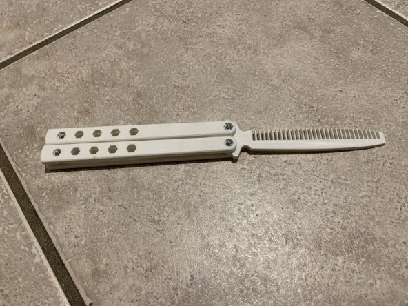 Kelebek Bıçak Tarak  Plastik Aparat