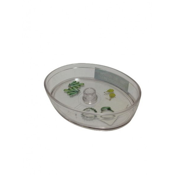 Z65W19 ÇEKMECE İÇİ KOZMETİK VE TAKI DÜZENLEYİCİ OVAL 18x11x3cm - 6