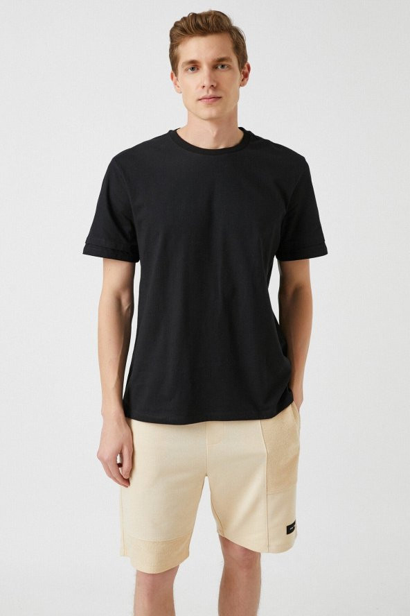 Standart Fit Basic Tişört - Resim 3