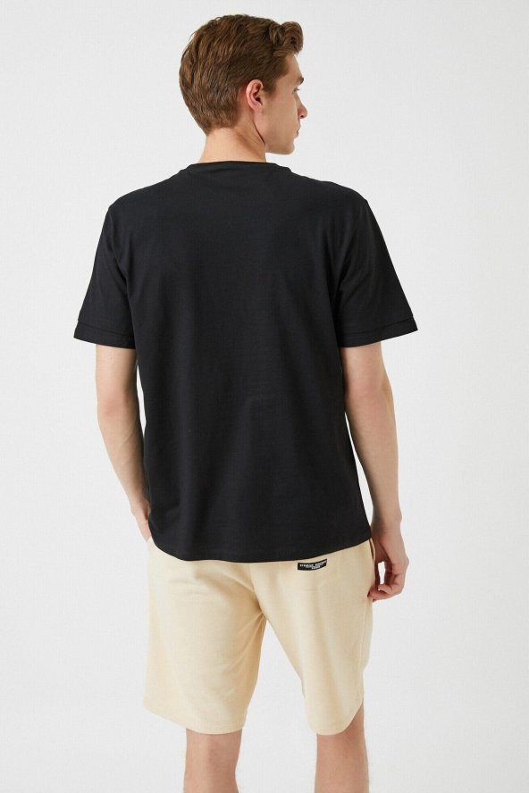 Standart Fit Basic Tişört - Resim 4