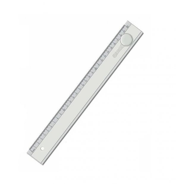 Ark Mercekli Geniş Büro Cetveli 30 cm Kod:179 - 2