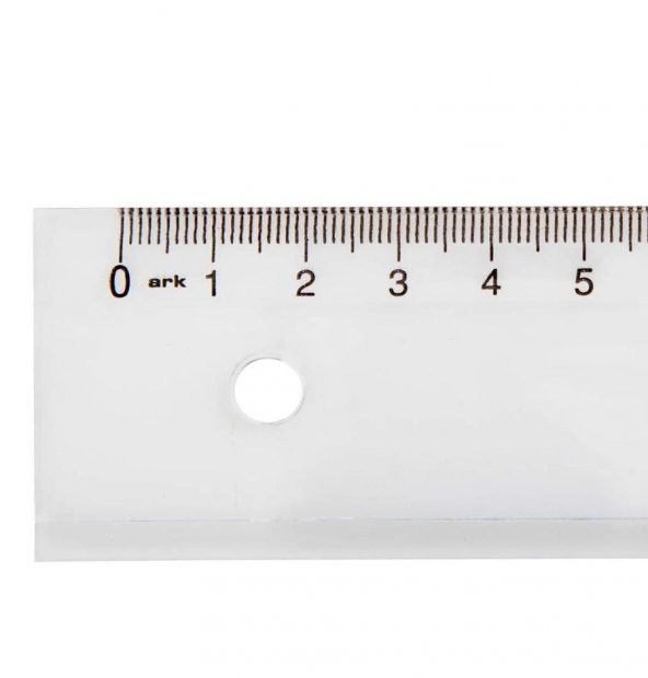Ark Mercekli Geniş Büro Cetveli 30 cm Kod:179 - 3