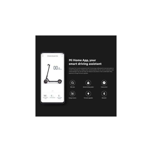 Xiaomi Mi Pro 2 Siyah Elektrikli Scooter - 2