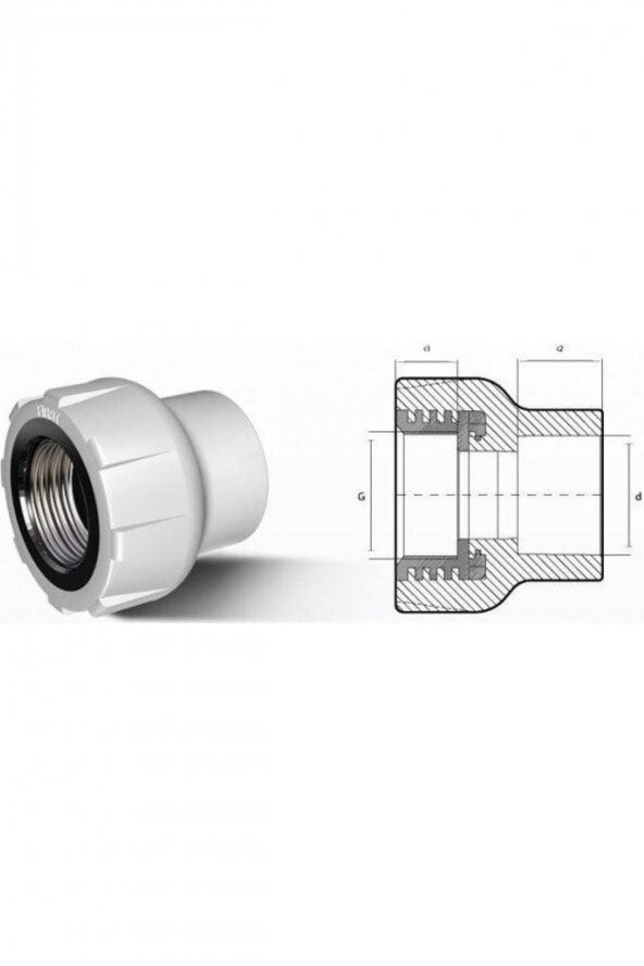 Fırat Grup Fırat Pprc 20 Mm-1/2" Iç Dişli Rekor