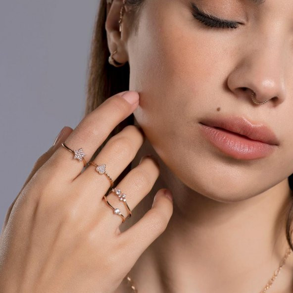 Cabaret Yıldız Altın Yüzük - Resim 2