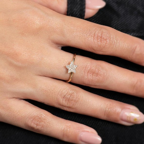 Cabaret Yıldız Altın Yüzük - Resim 5