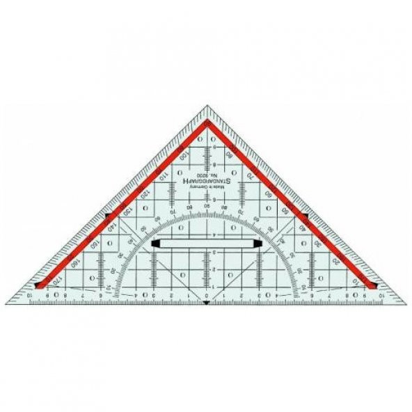 Ark Geodirect Üçgen Gönye Cetvel 32 cm x 45 Kod:082 - 1