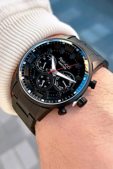 Ferrucci Function FCF.12746FM.05 Multi-Fonksiyon Erkek Kol Saati - Resim 4