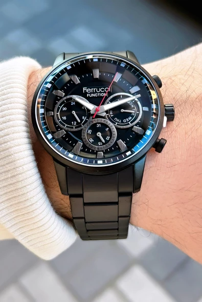 Ferrucci Function FCF.12746FM.05 Multi-Fonksiyon Erkek Kol Saati - Resim 2