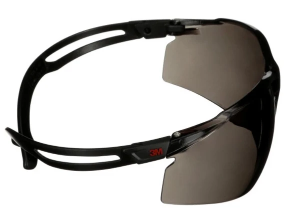 3M SF502SGAF Siyah Çizilmez Buğu Yapmaz İş Gözlüğü - Resim 5